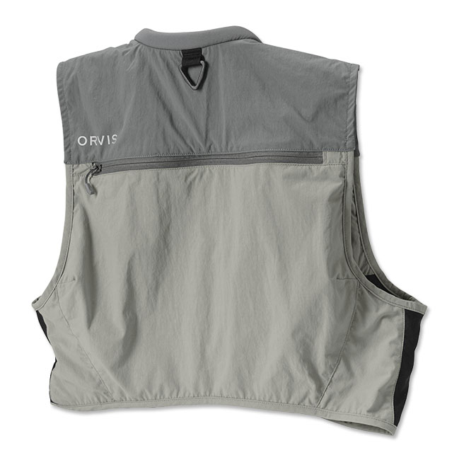 Die neue Ultralight Vest von ORVIS, Rückseite.